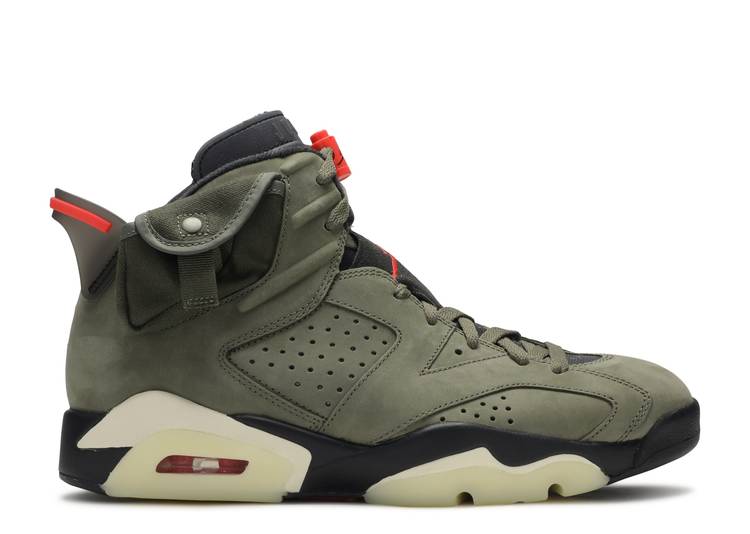 JORDAN RETRO 6 TRAVIS SCOTT ‘OLIVE’