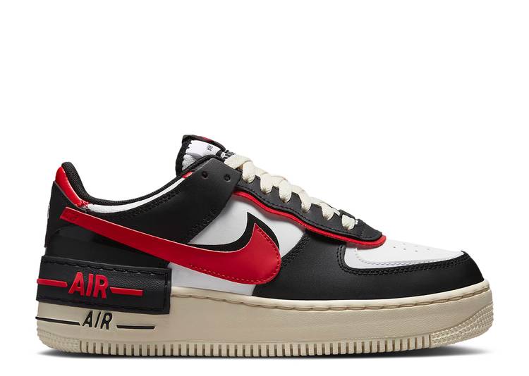 AIR FORCE 1 SHADOW ‘BLACK UNIVERSITY RED’