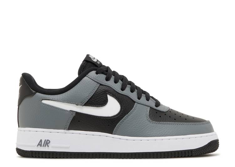 AIR FORCE 1 ‘GREY BLACK CUT OUT SWOOSH’