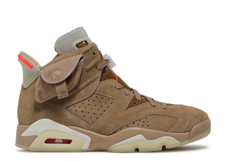 JORDAN RETRO 6 TRAVIS SCOTT ‘BRITISH KHAKI’