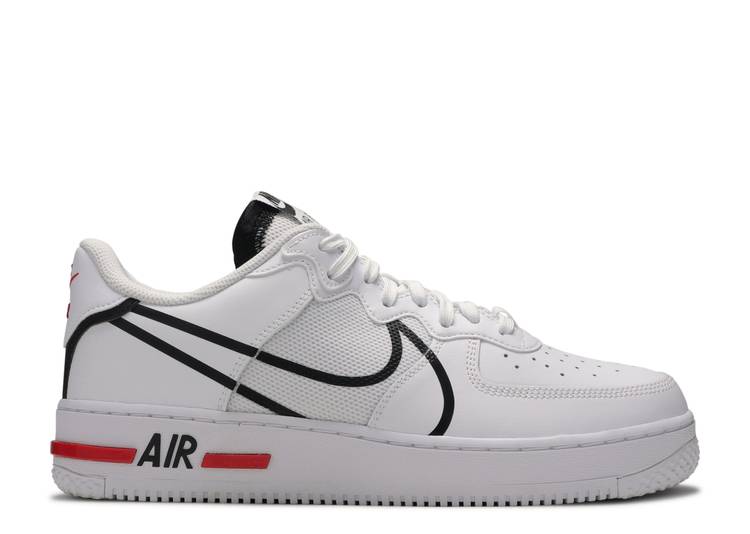 AIR FORCE 1 REACT ‘WHITE BLACK’