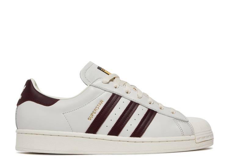 ADIDAS SUPERSTAR ‘OFF WHITE MAROON’