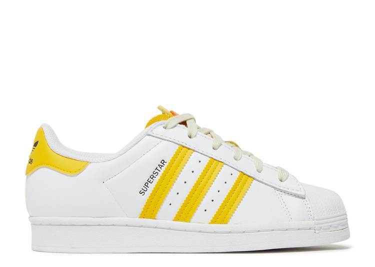 ADIDAS SUPERSTAR ‘WHITE LAZY YELLOW’