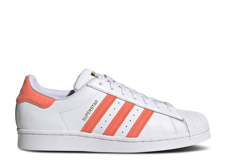 ADIDAS SUPERSTAR ‘WHITE TRUE ORANGE’